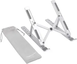 Amazon Basics Laptop Stand with 6-Angle Adjustment