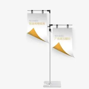 HIZLJJ Adjustable Pedestal Poster Stand
